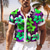 tanie Koszule hawajskie-Hawajska koszula z nadrukiem 3D w kwiaty, na co dzień, męska koszula z nadrukiem, zapinana na guziki, letnia koszula z krótkim rękawem, wakacyjna odzież na co dzień od S do 3XL