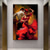 cheap People Paintings-Spain Style Flamenco Arts Couple Canvas Handpainted Dancer Woman Wall Art Dancing Wall Decor Handmade On Canvas Home Office Decoration(No Frame)