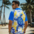 halpa Ocean Print-Miesten Trooppinen Kilpikonnat Paita Havaiji paita Havaijilaispaita Lyhythihainen Paita Sänkyjen avaus Loma Havaijilainen ulko- Loma Havaijilainen Sininen Taivaan sininen Purppura S M L