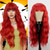 cheap Party Wigs-Green Wig with Bangs Soft Long Wavy Wigs for Women Curly Synthetic Fiber Wig Replacement Halloween Costumes Cosplay Party Wigs St.Patrick&#039;s Day Wigs
