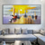 cheap Landscape Paintings-Mintura Handmade Abstract Boat Oil Paintings On Canvas Wall Art Decoration Modern Landscape Picture For Home Decor Rolled Frameless Unstretched Painting