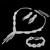 cheap Wearable Accessories-Light Luxury Dinner Handheld Bag Women&#039;s Premium Bag Bride Necklace Earrings Bracelet Tassel 4 Piece Jewelry Set