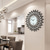cheap Metal Wall Decor-Large Wall Clock Metal Decorative Silent Non-Ticking Big Clocks Modern Home Decorations for Living Room Bedroom Dining Room Office