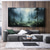 cheap Landscape Paintings-Large hand painted Abstract Forest Oil Painting On Canvas Green Tree Wall Art Original Nature Landscape Painting Custom Painting Modern artwork for Living Room Decor