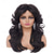 cheap Historical Wigs-Rugelyss Vintage Wigs Brown Mixed Wig for Women Lady Layered Synthetic Full Wigs for 60s 70s 80s Cosplay Costume Disco Hair Wig Halloween Wigs