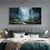 cheap Landscape Paintings-Large hand painted Abstract Forest Oil Painting On Canvas Green Tree Wall Art Original Nature Landscape Painting Custom Painting Modern artwork for Living Room Decor