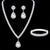 cheap Wearable Accessories-Bride Jewelry Set Fashionable And Minimalist Diamond Bracelet Earrings Necklace Pu Sequins Handbag Dinner Bag Set of Four