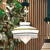 cheap Lantern Design-LED Pendant Light Warm White Light Color 36 cm Pendant Light Fabric Vintage Style Vintage Traditional / Classic Dining Room Bedroom Pendant Light 110-240V