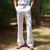Χαμηλού Κόστους λινό παντελόνι-Ανδρικά Λευκά παντελόνια Φουντωμένο παντελόνι Παντελόνια Καλοκαίρι παντελόνι Κουμπί Μπροστινή τσέπη Σκέτο Άνεση Αναπνέει Causal Καθημερινά Αργίες Μείγμα Λινό / Βαμβάκι Μοντέρνα Βασικό Λευκό