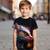 cheap Boy&#039;s 3D Animals-Boys 3D Dragon Tee Shirt Short Sleeve 3D Print Summer Active Sports Fashion Polyester Kids 3-12 Years Crew Neck Outdoor Casual Daily Regular Fit