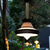 cheap Lantern Design-LED Pendant Light Warm White Light Color 36 cm Pendant Light Fabric Vintage Style Vintage Traditional / Classic Dining Room Bedroom Pendant Light 110-240V