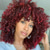 cheap Party Wigs-Curly Wigs for Black Women 14 Inches Soft Curly Afro Wigs With Bangs Premium Synthetic Brown Mixed Blonde Curly Wigs Curly Full Wig for Black Women Daily Use Halloween Wigs