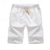 abordables Bermudas estilo casual-Hombre Pantalones de Surf Pantalones cortos casuales Correa Cintura elástica Plano Transpirable Suave Casual Fin de semana Moda Ropa de calle Blanco Azul Piscina Microelástico