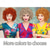 cheap Historical Wigs-Mrs Roper Short Fluffy Curly Orange Red Cosplay Wig Women Costume for Carnival Halloween Wigs