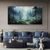cheap Landscape Paintings-Large hand painted Abstract Forest Oil Painting On Canvas Green Tree Wall Art Original Nature Landscape Painting Custom Painting Modern artwork for Living Room Decor
