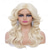 cheap Historical Wigs-Rugelyss Vintage Wigs Brown Mixed Wig for Women Lady Layered Synthetic Full Wigs for 60s 70s 80s Cosplay Costume Disco Hair Wig Halloween Wigs