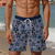 baratos shorts de praia masculinos-Estrela patriótica masculina resort 3d impresso calções de banho calções de banho cintura elástica cordão com forro de malha aloha estilo havaiano férias praia s a 3xl
