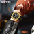 cheap Digital Watches-SANDA Men Digital Watch Outdoor Sports Fashion Wristwatch Luminous Alarm Clock Waterproof Decoration Silicone Watch