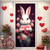 cheap Wedding-Wedding Outdoor Decorations Door Covers Door Tapestry Door Curtain Decoration Backdrop Indoor/Outdoor Door Banner for Front Door Farmhouse Heart Bunny