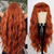 cheap Party Wigs-Green Wig with Bangs Soft Long Wavy Wigs for Women Curly Synthetic Fiber Wig Replacement Halloween Costumes Cosplay Party Wigs St.Patrick&#039;s Day Wigs