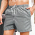 cheap Men&#039;s Swimming Shorts-Men&#039;s Board Shorts Swim Trunks Going out Weekend Breathable Quick Dry Pocket Drawstring Elastic Waist Striped Short Gymnatics Casual Activewear Sky Blue Brown