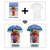 economico abbigliamento su misura da uomo-Per uomo Pop art Color Block Felpe Felpa con cappuccio Manica lunga Felpa con cappuccio Con cappuccio Di tendenza Stampa 3D Per eventi Da mare Abbigliamento di strada Stampa personalizzata Blu Stampa