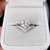 billiga Ringar-Ringa Bröllop Vintagestil Silver Rosguld Guld Krom Glädje Elegant Vintage Mode
