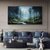cheap Landscape Paintings-Large hand painted Abstract Forest Oil Painting On Canvas Green Tree Wall Art Original Nature Landscape Painting Custom Painting Modern artwork for Living Room Decor