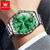 cheap Quartz Watches-OLEVS Men Quartz Watch Minimalist Fashion Casual Wristwatch Luminous Calendar Waterproof Steel Watch