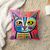 cheap Animal Style-Cat Cartoon Double Side Cushion Cover 1PC Soft Decorative Square Throw Pillow Cover Cushion Case Pillowcase for Bedroom Livingroom Superior Quality Indoor Cushion for Sofa Couch Bed Chair