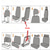 cheap Car Seat Covers-StarFire Car Seat Cover Butterfly LOGO Ironing Canvas Art Creasing Press Seat Cushion Car Seat Cover