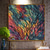 cheap Abstract Paintings-Mintura Handmade Colorful Oil Paintings On Canvas Wall Art Decoration Modern Abstract Feather Pictures For Home Decor Rolled Frameless Unstretched Painting
