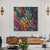 cheap Abstract Paintings-Mintura Handmade Colorful Oil Paintings On Canvas Wall Art Decoration Modern Abstract Feather Pictures For Home Decor Rolled Frameless Unstretched Painting