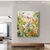 cheap Animal Paintings-Hand painted Abstract Colorful Butterfly Oil Painting on Canvas animal painting Original Nature Scenery pattle knife Painting Custom Planting  Art Modern oil painting for Wall Art Bedroom Wall Decor