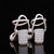preiswerte Formell-Hochzeitsschuhe für Braut, Brautjungfer, Damen, Peeptoe, weiß, beige, PU-Sandalen mit Imitationsperle, Blockabsatz, klobiger Absatz, Knöchelriemen, Hochzeit, Party, Abend, Alltag, elegant, klassisch