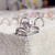 billiga Ringar-Ringa Bröllop Vintagestil Silver Rosguld Guld Krom Glädje Elegant Vintage Mode
