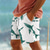 preiswerte Strandshorts für Herren-Shark Marine Life Herren Resort 3D-bedruckte Boardshorts Badehose elastische Taille Kordelzug mit Mesh-Futter Aloha Hawaii-Stil Urlaub Strand S bis 3XL