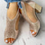 cheap Dress Sandals-Women&#039;s Elegant Gold Glitter Heeled Sandals with Peep Toe and Chunky Heel for Wedding and Evening Events