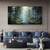 cheap Landscape Paintings-Large hand painted Abstract Forest Oil Painting On Canvas Green Tree Wall Art Original Nature Landscape Painting Custom Painting Modern artwork for Living Room Decor