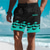 voordelige heren strandshorts-Waves heren resort 3D-geprinte boardshort zwembroek elastische taille trekkoord met mesh voering Aloha Hawaiiaanse stijl vakantie strand s tot 3xl