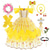 cheap Movie &amp; TV Theme Costumes-Beauty and the Beast Princess Belle Dress Flower Girl Dress Girls&#039; Movie Cosplay Cute Children&#039;s Day Wedding Wedding Guest