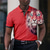 cheap Graphic Polo-Men&#039;s Polo Shirt Lapel Polo Button Up Polos Golf Shirt Animal Tiger Graphic Prints Turndown Blue-Green Red Blue Orange Green Outdoor Street Short Sleeves Print Clothing Apparel Sports Fashion