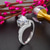 billiga Ringar-Ringa Bröllop Vintagestil Silver Rosguld Guld Krom Glädje Elegant Vintage Mode
