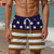 baratos shorts de praia masculinos-Bandeira nacional patriótica masculina resort 3d impresso calção de banho calção de banho cintura elástica cordão com forro de malha aloha estilo havaiano férias praia s a 3xl