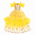 cheap Movie &amp; TV Theme Costumes-Beauty and the Beast Princess Belle Dress Flower Girl Dress Girls&#039; Movie Cosplay Cute Children&#039;s Day Wedding Wedding Guest