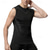 abordables Débardeurs-Homme Débardeur Réservoir de remise en forme Réservoir Maillot de Corps Col Ras du Cou Sans Manches sport Casual Quotidien Gymnastique Respirable Flexible Bloc de couleur Noir Blanche Tenues de Sport