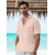 ieftine cămăși de in pentru bărbați-45% in Bărbați cămașă de in Cămașă popover Cămașă de vară Cămașă de plajă Alb Roz Îmbujorat Bej Manșon scurt Simplu Rever Vară În aer liber Zilnic Îmbrăcăminte