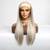 cheap Synthetic Trendy Wigs-Synthetic Wig Uniforms Career Costumes Princess Straight kinky Straight Middle Part Layered Haircut Machine Made Wig 26 inch Light Blonde Synthetic Hair Women&#039;s Cosplay Party Fashion Blonde