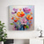 cheap Floral/Botanical Paintings-Impressionism Abstract Palette Knife flowers wall art Hand painted 3D Floral Painting Handmade Colorful 3D Textured Paintings Modern Decorative Paintings No Frame