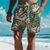 abordables Trajes de baño y shorts playa-Hombre Pantalones de Surf Pantalones de Natación Boxers de Natación Correa con forro de malla Cintura elástica Hoja Tropical Comodidad Transpirable Corto Festivos Vacaciones Playa Vacaciones Hawaiano
